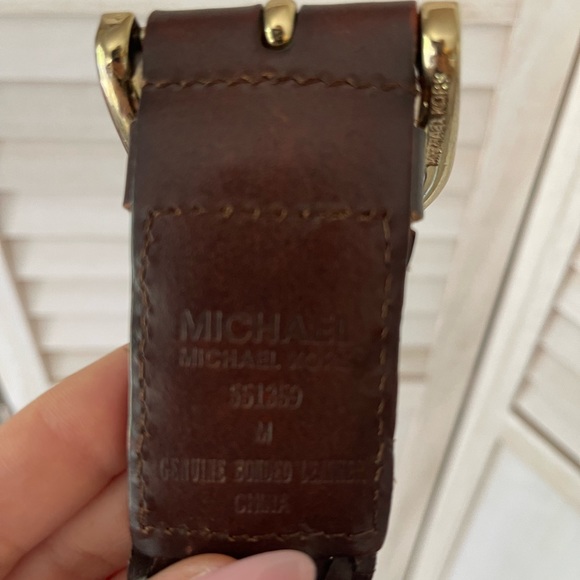 Michael Kors leather brown belt - Picture 3 of 3